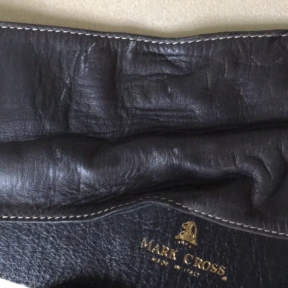 Vintage Mark Cross Leather Cinch Belt